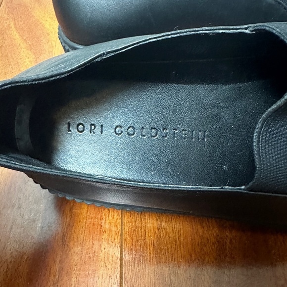 Lori Goldstein SZ 8.5 Sylvie Animal print Slide-on small platform Loafers - Picture 3 of 5